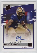 2021 Chronicles Draft Picks Donruss Rated Rookie Red /149 Elijah Molden Auto 3hd