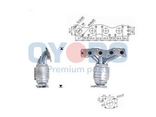 Katalysator Oyodo 10N0159-OYO für SUZUKI IGNIS 2 MH WAGON MA RB413 RM413 4x4 3