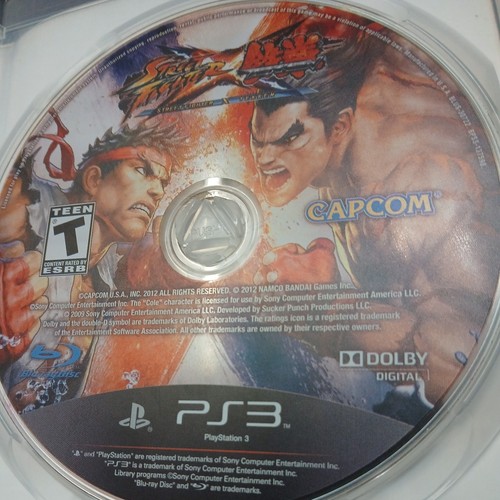 PS3 Street Fighter X Tekken Sony PlayStation 3 Network CIB mit Handbuch RAR CAPCOM