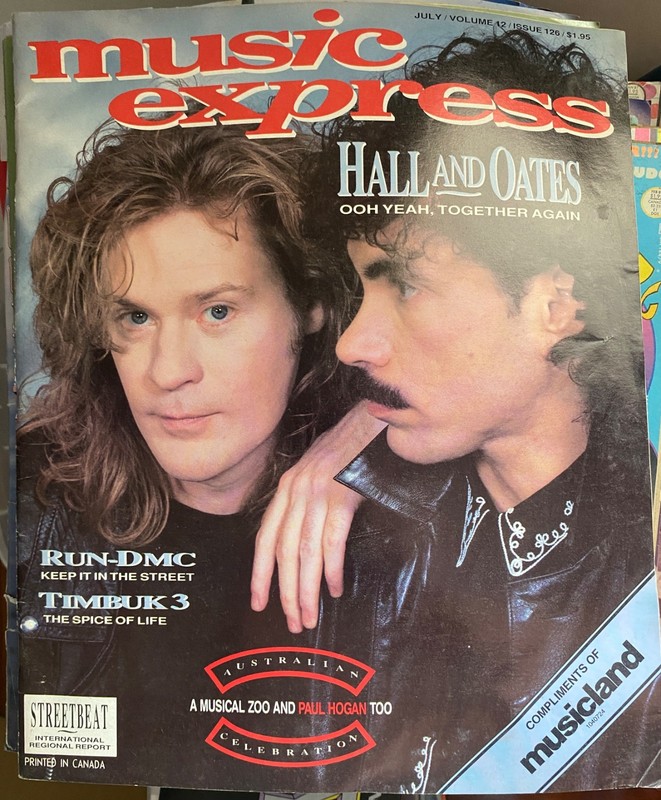 Music Express Magazine Issue 126 Featuring Hall & Oates