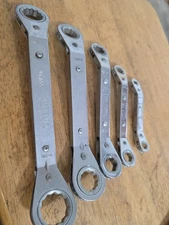 Craftsman 5pc Ratcheting Offset Box End Wrench Set (SAE) Made in USA See Photos 