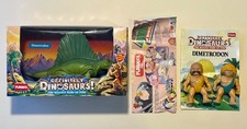 Vtg 1987 Playskool Definitely Dinosaurs Dimetrodon Open Box Booklet  Cavesters