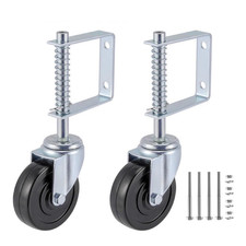 Gate Caster Gate Wheel 4 , Heavy Duty Gate Caster Wheel with Spring Loaded,Unive