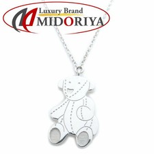 Gucci Teddy Bear Necklace Silver 925 Ladies /294593 Used Bj