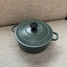 Chasseur 22CM Green Cast Iron Casserole Cooking Pot Made In France