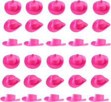 Cute Miniature Hat, 30 PCS Pink Plastic Mini Hats Plastic Cute Doll Hats Decorat