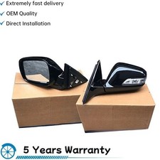 2x Leftright Power Side View Mirror Assey 8-wire For Honda Accord 2008-2013