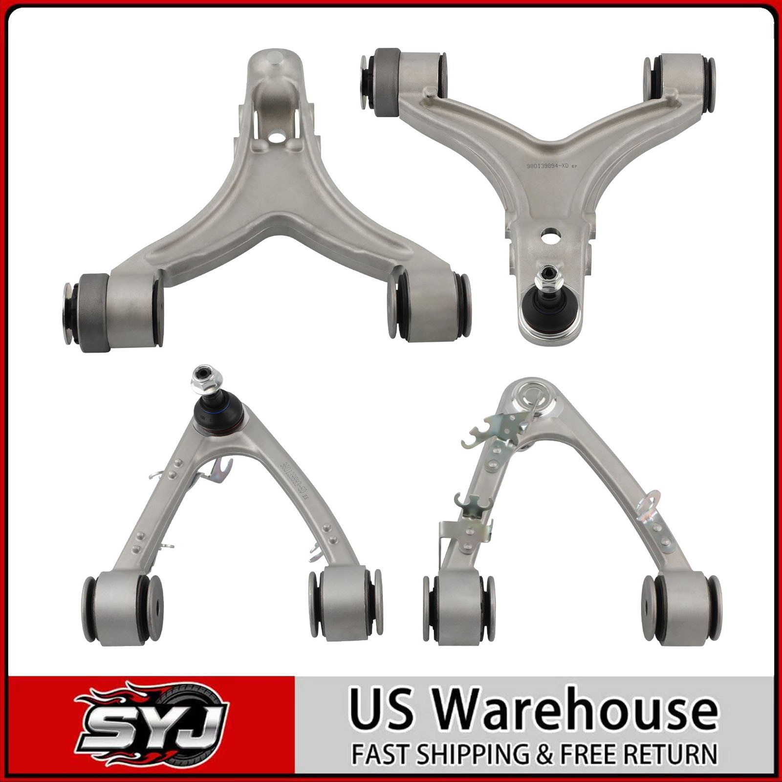 Maserati Quattroporte 2008-2013 Front Control arms 4 pcs