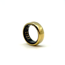 Oura Ring Gen 3 Horizon - Titanium - Size 09 - Gold - HEAVILY SCRATCHED