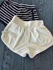 Athleta Girls S 7 Mint Terry Cloth Shorts Gap Striped 6-7 Toweling Swim Athletic — photo 5