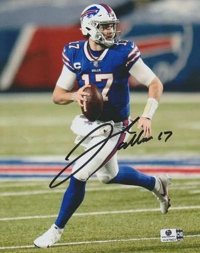 Josh Allen Buffalo Bills Signed Autographed 8x10 Photo with COA