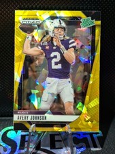 Avery Johnson #29 Gold Ice Prizm (RC) 2025 Panini Prizm Draft Picks