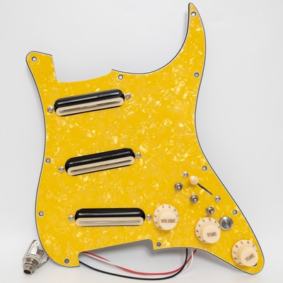 Prewired Loaded Pickguard with SSS Single Coil Pickups for Fender Strat Guitar