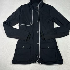 Brooks Shelter Technology Size Medium Black Soft Shell Running Jacket Windproof