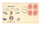 Australia 1953 3d Van Diemens  on UNADDRESSED FDC,cds EXETER SA