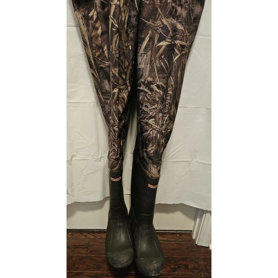 Game Winner Men’s Real Tree Max-5 2-Ply Boot Foot Size 12 Adjustabl Chest Waders - Image 4 of 4