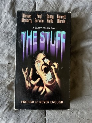 The Stuff 1985 VHS MST3K B Movie Troma Killer yogurt Street Trash Toxic Avenger