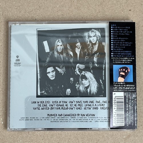 VINCE NEIL/ Exposed+2 /Japan CD WPCP 5290 w/OBI ,stickerJapan Only 2bonustracks - Picture 2 of 8
