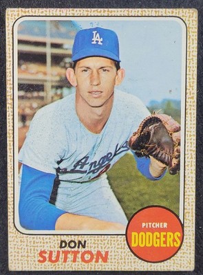 1968 Topps #103 Don Sutton Los Angeles Dodgers H.O.F.