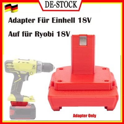 Batterie-Adapter Für Einhell 18V Li-ion Akku Auf für Ryobi 18V Elektrowerkzeug