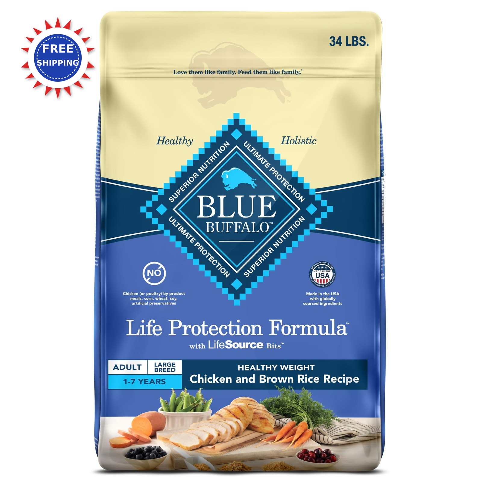 Blue Buffalo Life Protection Formula Healthy Weight Large Br