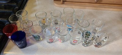 Shot Glass Set Collection Of 20 Glasses Whiskey Beer Vodka Fireball Rum