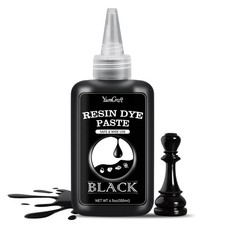 Black Epoxy Resin Pigment Paste - 4.5oz Concentrated Black Resin Dye Paste fo...