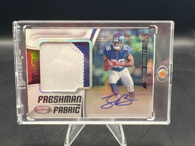 2018 Panini Certified #201 Saquon Barkley #/175