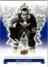 2017-18 Upper Deck Toronto Maple Leafs Centennial #20 King Clancy