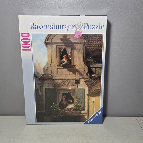 Ravensburger Puzzle Museumskunst Georg Schafer Der abgefangene Liebesbrief 1000 Teile - Bild 2 von 6