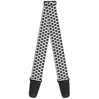Guitar Strap - Paw Print White/Black (Us Import) ACC NEU