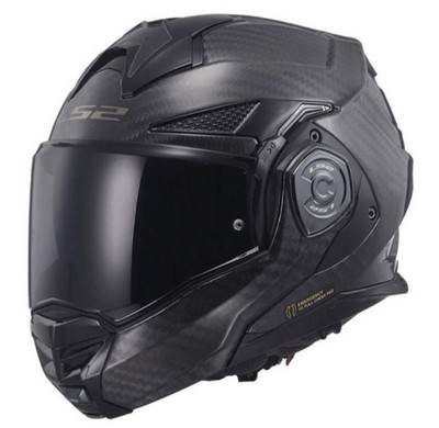 LS2 MODULAR HELM FF901 ADVANT X SOLID MATT CARBON MATT GRÖSSE L