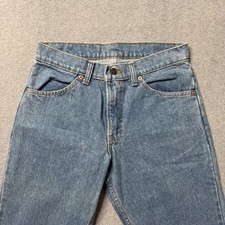 Vintage Levis 506 Jeans Mens 31x30 Blue Denim Faded Orange Tab Made in USA 80s