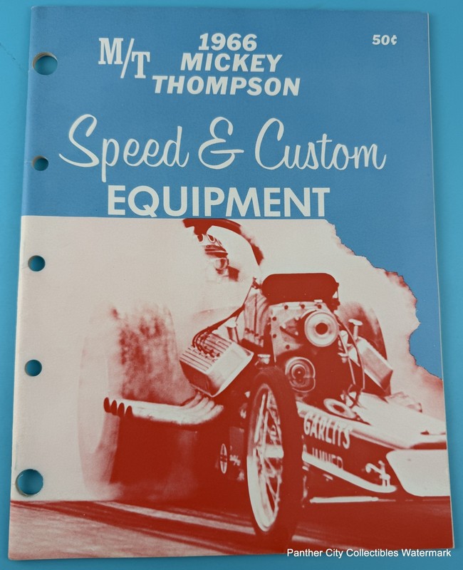 Original 1966 Mickey Thompson Catalog Speed Custom Equipment Hot Rod Auto Racing