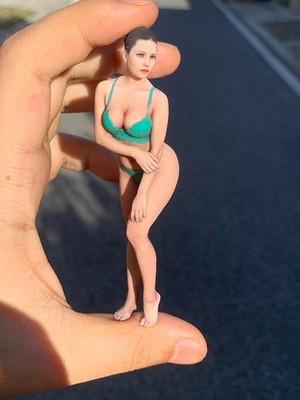 3D Printed Miniatures Figure 1:18 Beauty Model Sculpture Scene For Car Vehicles