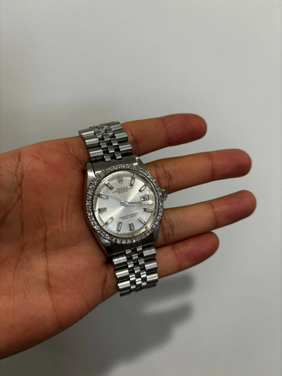 Rolex Datejust 1603 Stainless Steel 36mm Silver Dial Jubilee Bracelet