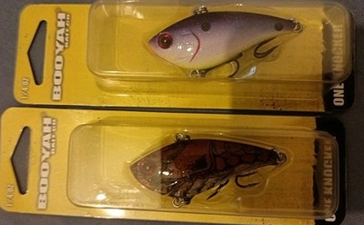 2x Crankbait Kunstköder Angelköder 1/40z. Booyah Baits Brandneu im Karton Angeln