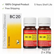 Dr Reckeweg BC 20 Tablets 20g Homeopathic General Wellness Support 2 Pack