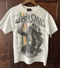Zion Rootswear 2008 Bob Marley Shirt Uprising Men s Size Medium White