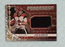 2020 Panini Elements - Frequency Joe Burrow #FR-1 /199 (MEM, RC)