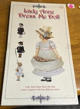 Lady Anne Dress Me Doll Set 1989 Mamelok England 