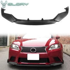 Fits 13-15 Lexus GS350 F Sport IKON Style Front Bumper Lip Spoiler Splitter PP