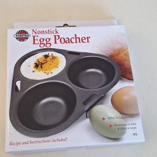 NEW Norpro Nonstick Egg Poacher Lightweight Compact Metal 