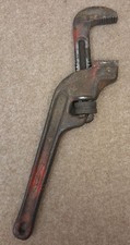 Vintage RIDGID E12 HEAVY DUTY OFFSET PIPE WRENCH  RIDGE TOOL USA 