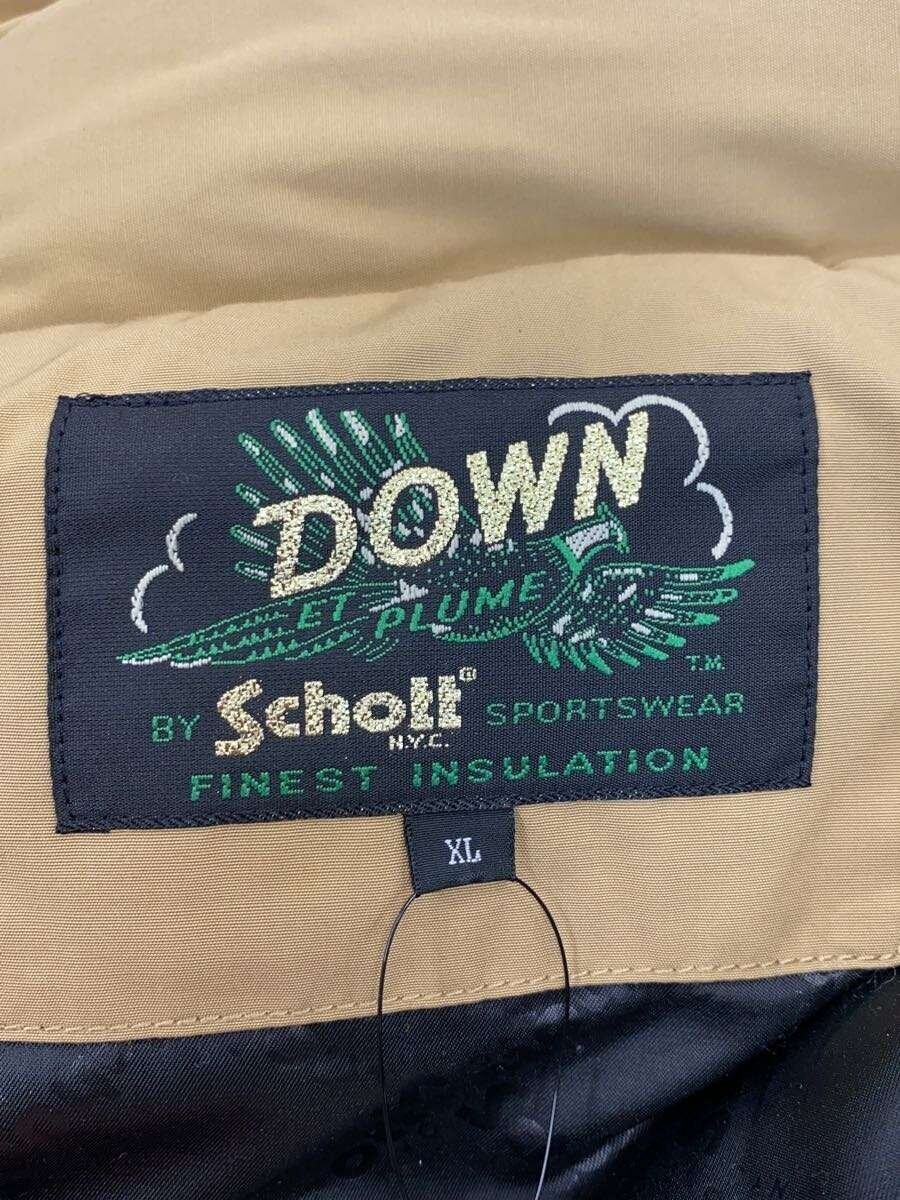 Schott Down Jacket XL Polyester Camel - image 3