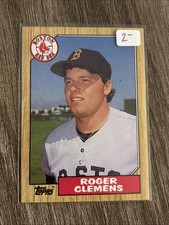 1987 Topps Roger Clemens #340 Boston Red Sox Baseball Card