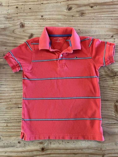 Boys Polo Shirts (lot of 6): (2) Ralph Lauren, (4) Tommy Hilfiger - size 6/7 - Picture 5 of 9