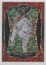 2021 Panini Select Premier Red Disco Prizm Mike Clevinger #116 1b8