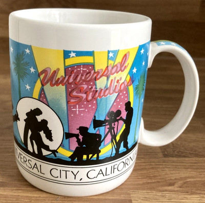 Vintage 1989 Universal Studios Universal City California Tasse NUR AUSGESTELLT