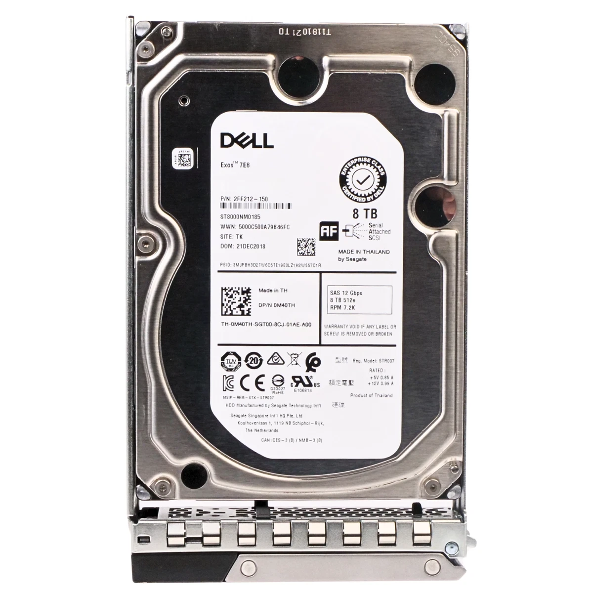 5JH5X G14 DELL HDD 4TB 7.2K SAS 12G 3.5 LFF FOR DELL